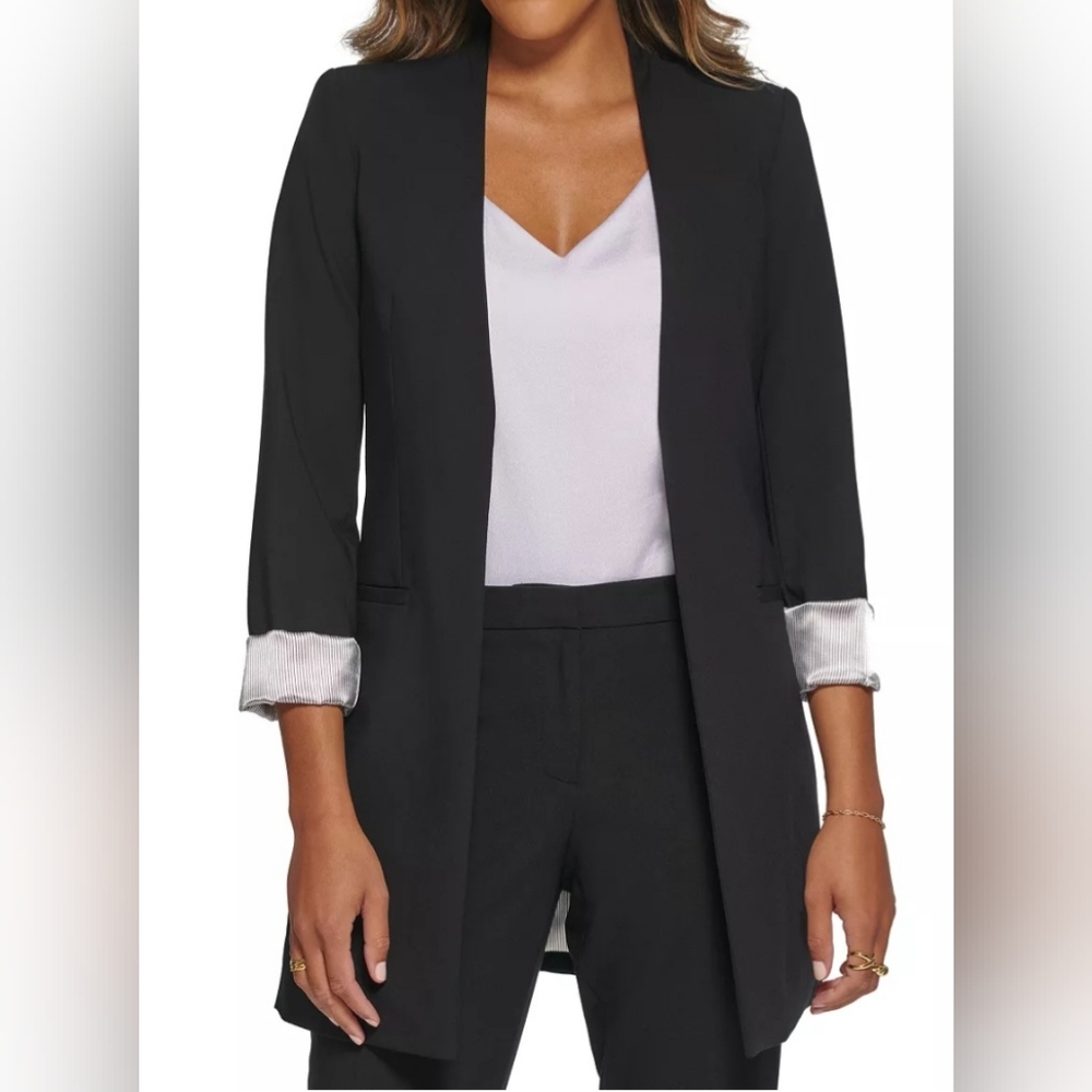 Calvin Klein Roll Sleeve Blazer